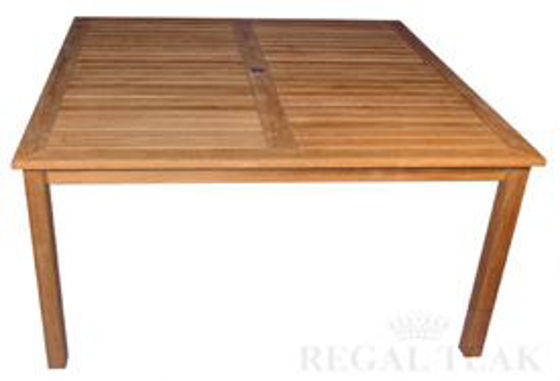 Picture of Teak Square Table 60in