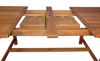 Picture of Teak Large Rectangular Extension Table, 72in W, 47in D, extends to 96in W