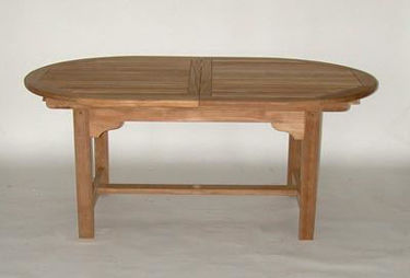 Picture of Oval Extension Table 43.5in W X 67in (Closed), 84in Open
