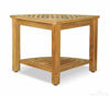 Picture of Teak Triangular End Table 20in X20in X18in H