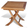 Picture of Teak Occasional Square Table 18.25 Sq, 18.5in H