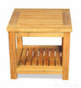 Picture of Teak Coffee Table End Table with shelf