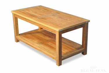 Picture of Teak Coffee Table Large with shelf