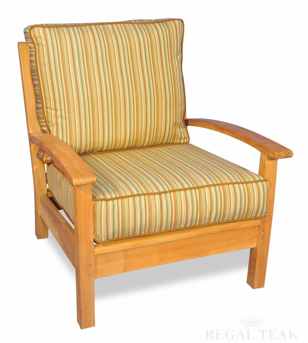 Teak Deep Seating Club Chair | Teak Deep Seating Club Chair for Sale ...