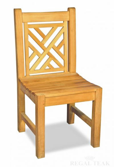 Picture of Teak Chippendale Chair Without Arms