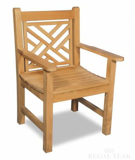 Picture of Teak Chippendale Chair