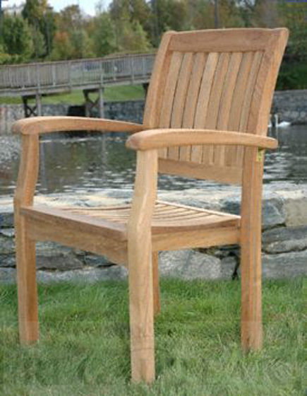 Picture of Teak Stacking Chair