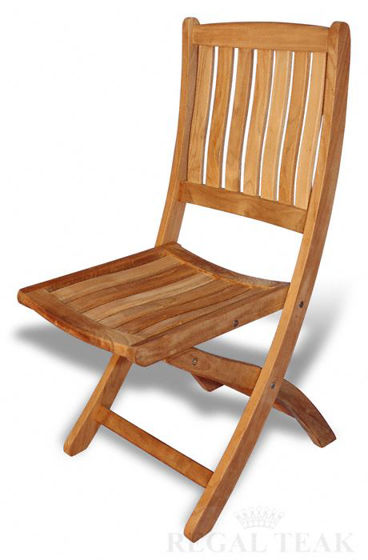 Picture of Teak Providence folding chair without arms