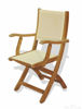 Picture of Teak Providence chair with Cream Fabric